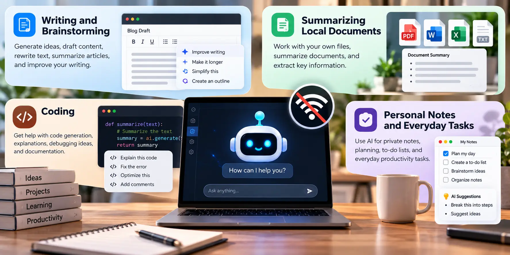 What Can You Do With an Offline AI Chatbot?
