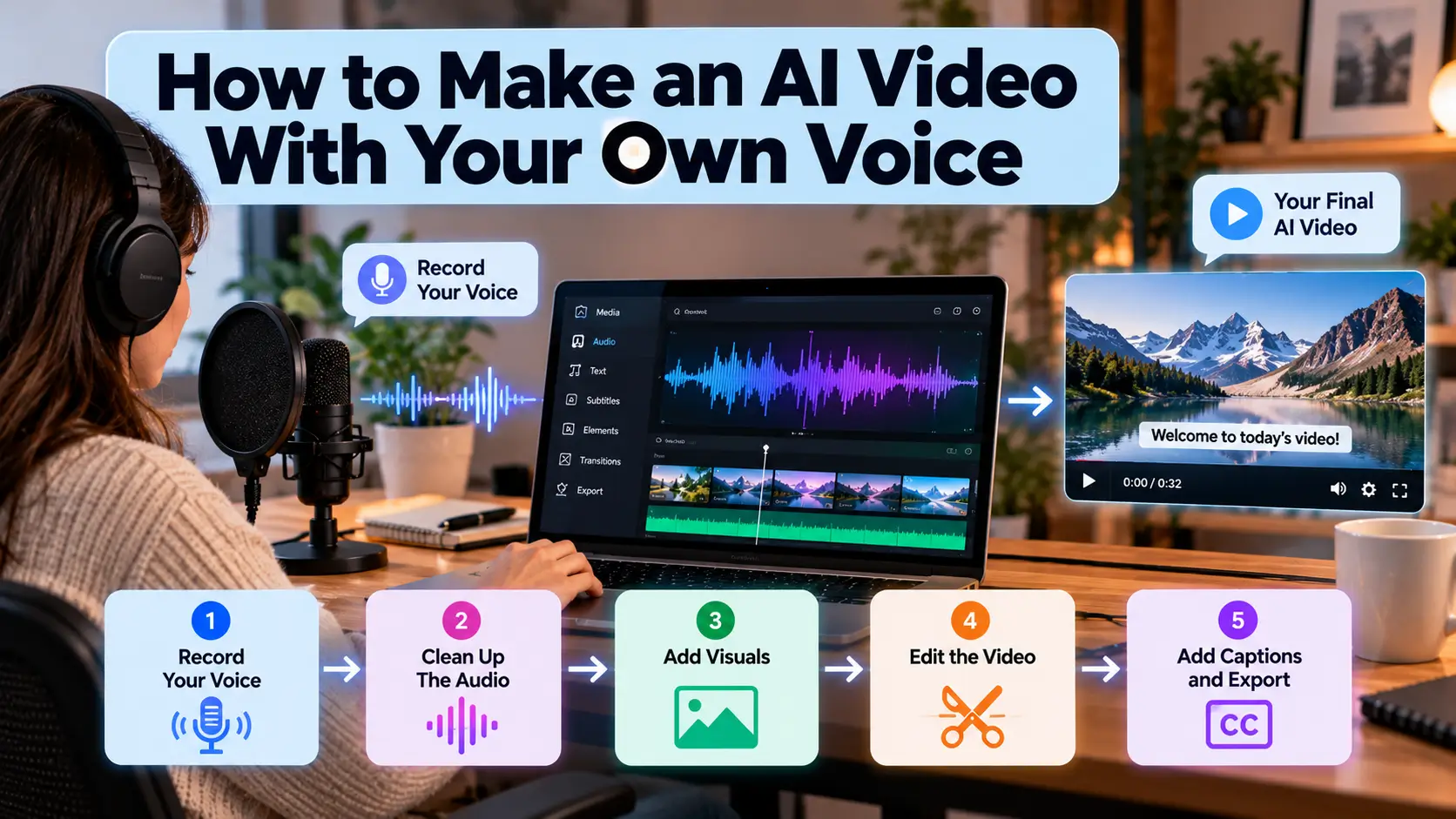 How to Make an AI Video With Your Own Voice