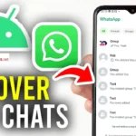 how to recover chats on whatsapp