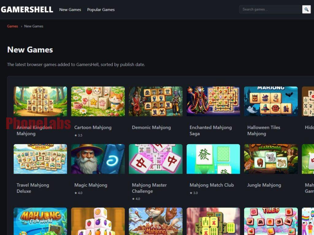 GamersHell: 600 Free Online Games, No Download, Play Instantly in Your Browser