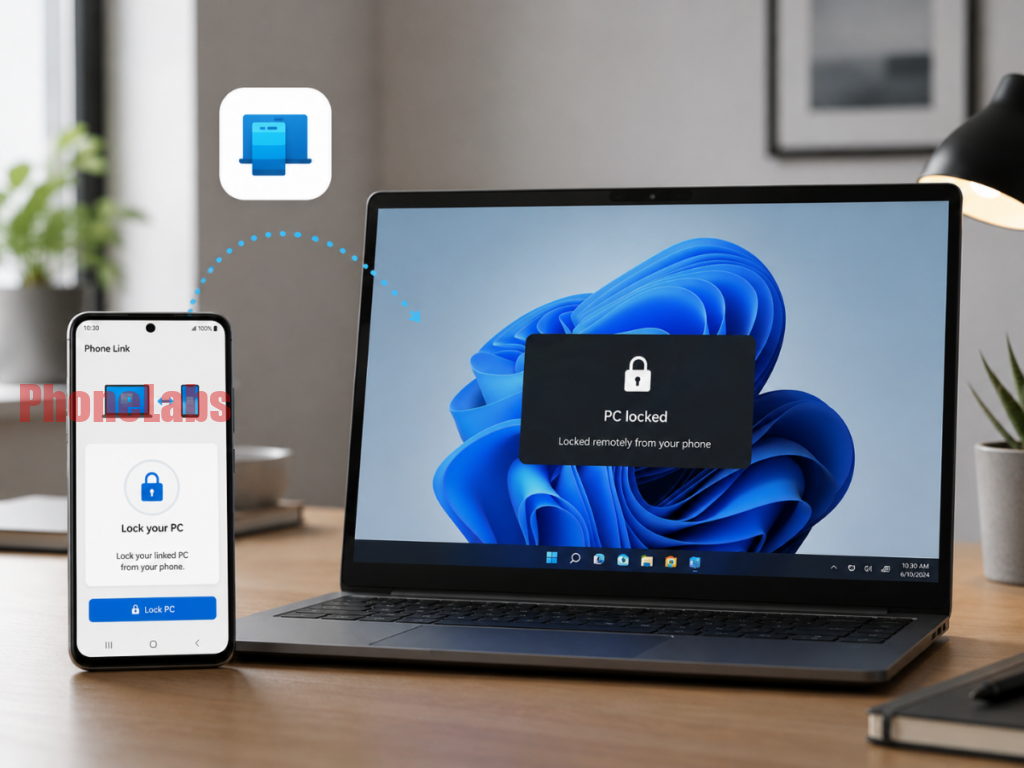 Microsoft Phone Link Adds Remote PC Lock From Android Phones