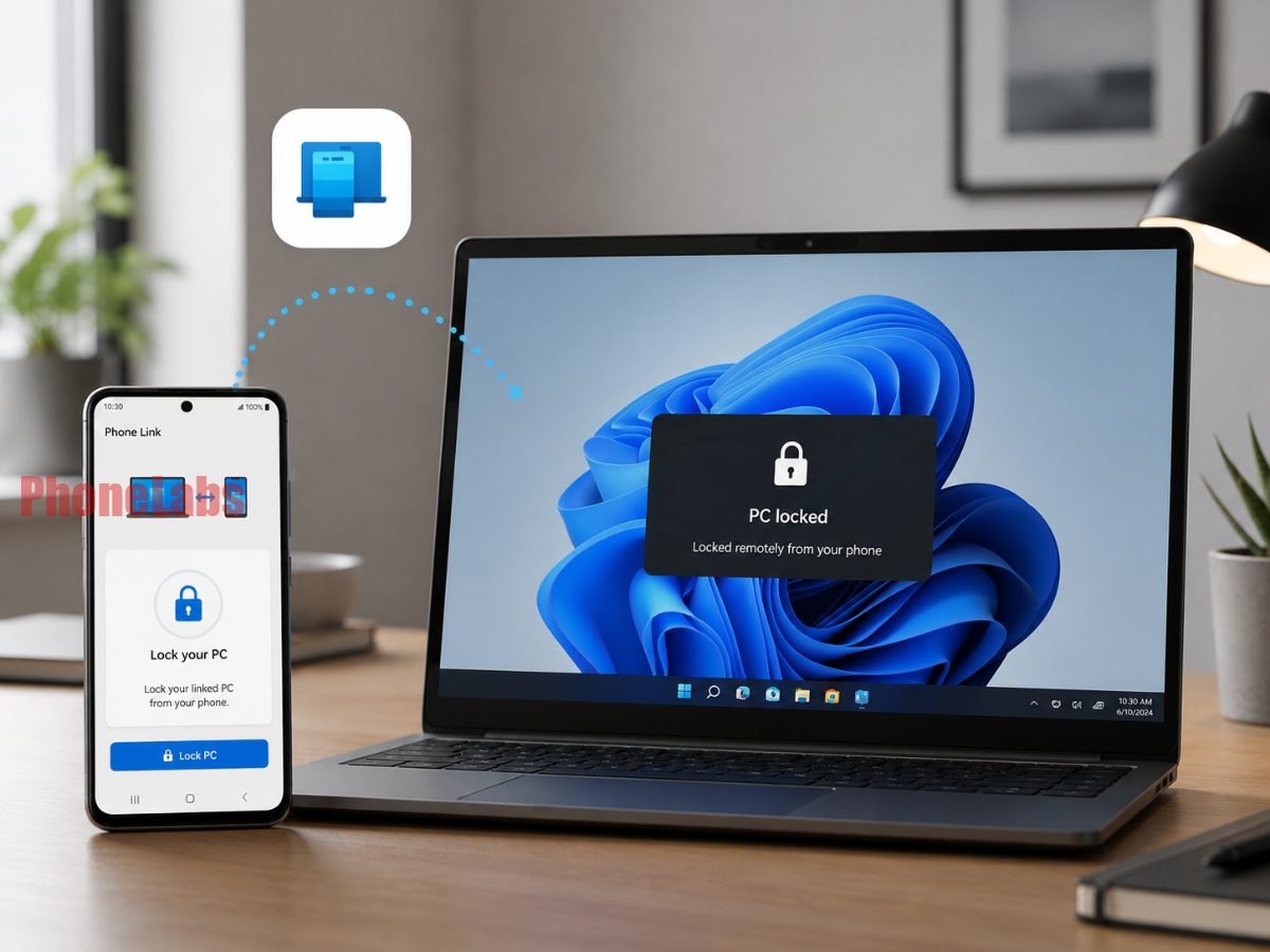 Microsoft Phone Link Adds Remote PC Lock From Android Phones
