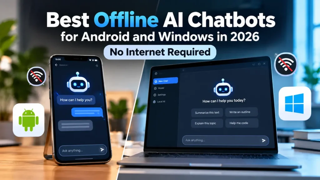 Best Offline AI Chatbots for Android and Windows in 2026